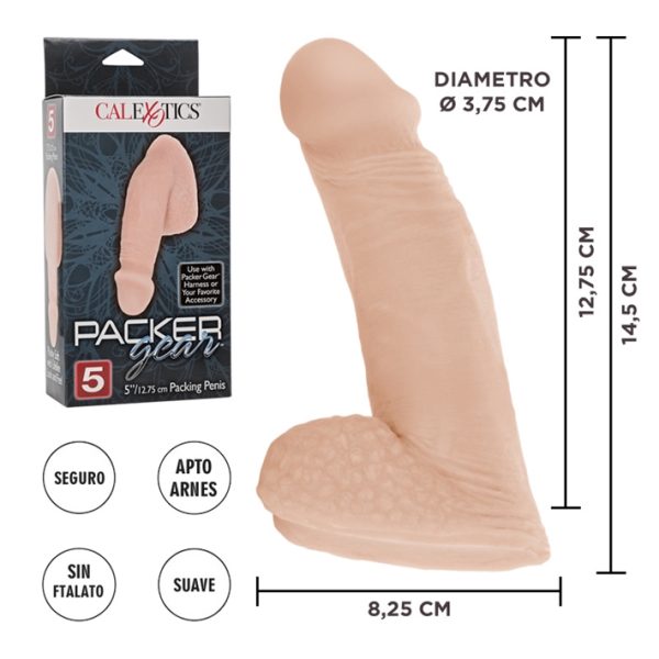 SS-CA-1581-05-3 DILDO 12 cm C/TESTÍCULOS