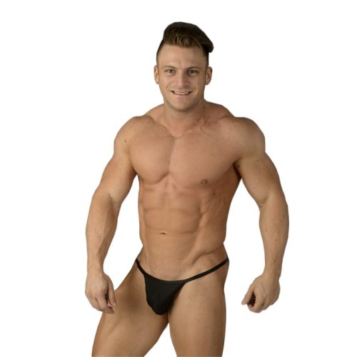 TANGA MICROFIBRA NEGRA