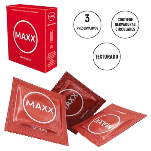 PRESERVATIVO MAXX TEXTURADO