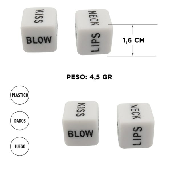 SS-LE-25141 JUEGO DE DADOS ACCIÓN + PARTE DEL CUERPO