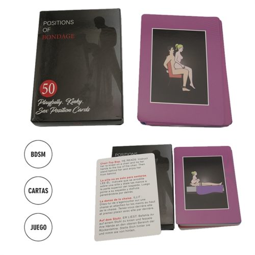 JUEGO DE NAIPES BONDAGE 50 CARTAS
