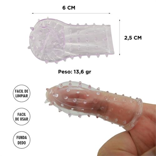FUNDA PARA DEDO DE SILICONA