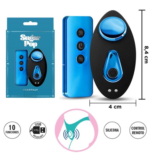 BALA VIBRADORA PARA ROPA INTERIOR CONTROL INALÁMBRICO