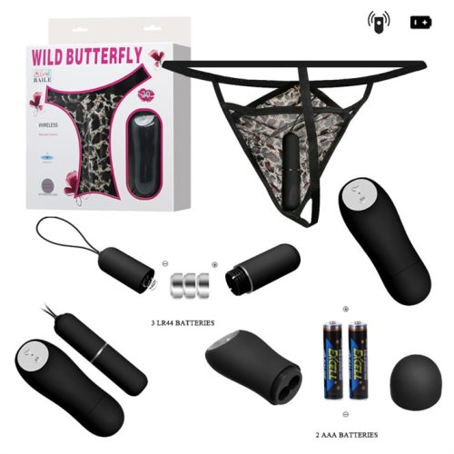 TANGA CON VIBRADOR Y CONTROL INALÁMBRICO