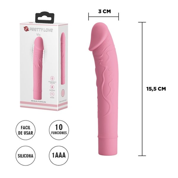 SS-PL-014701-1 ESTIMULADOR FORMA DE PENE 10 VELOCIDADES DE VIBRACIÓN