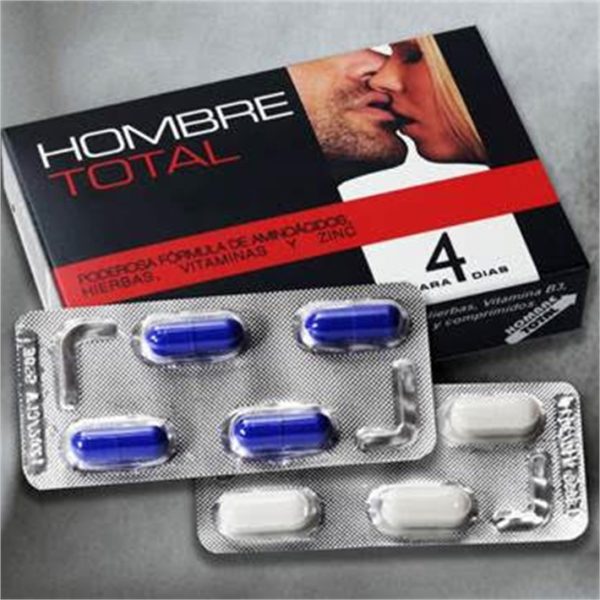 POTENCIADOR SEXUAL MASCULINO HOMBRE TOTAL X 4